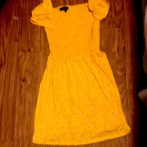 Yellow sun dress
